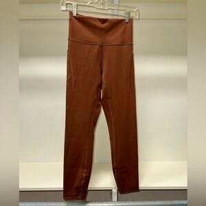 Lululemon Wunder Train High Rise Leggings with Pockets